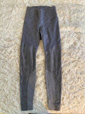 Nike Dri-FIT Grey Colourblock Leggings XS